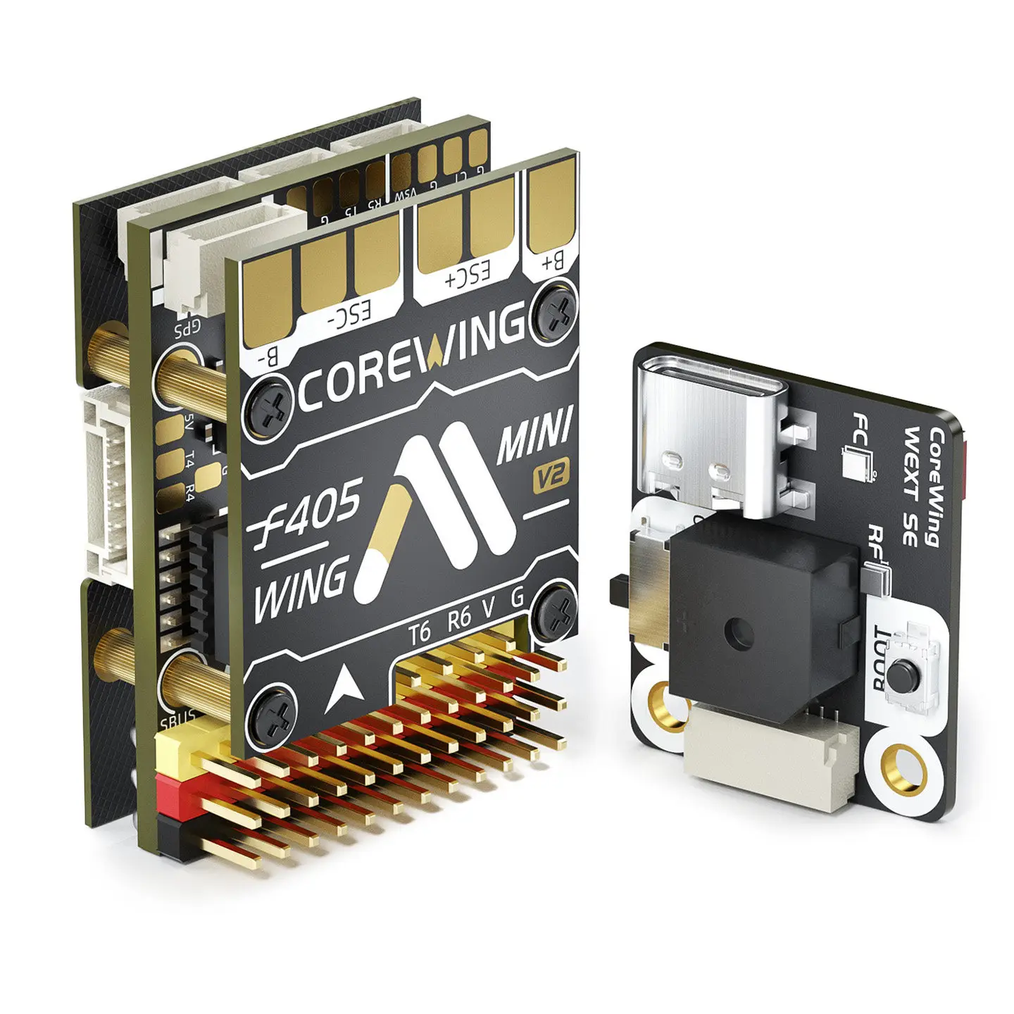 CoreWing F405 WING MINI V2 Fixed Wing Flight Controller for RC FPV Airplane Freestyle Racing Drone Quadcopter