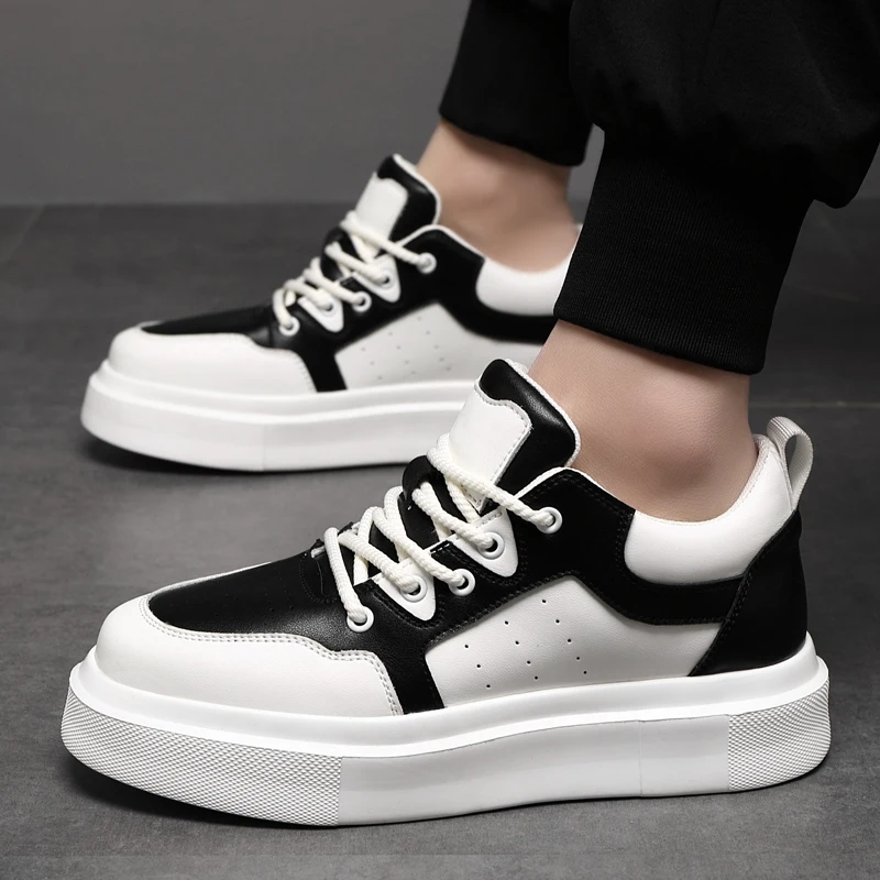 Kuhle der Aufzugs schuhe für Männer Höhe erhöhen 3/6/8cm atmungsaktive Lift Sneakers versteckte Absätze größer dickbesohlte Freizeit schuhe