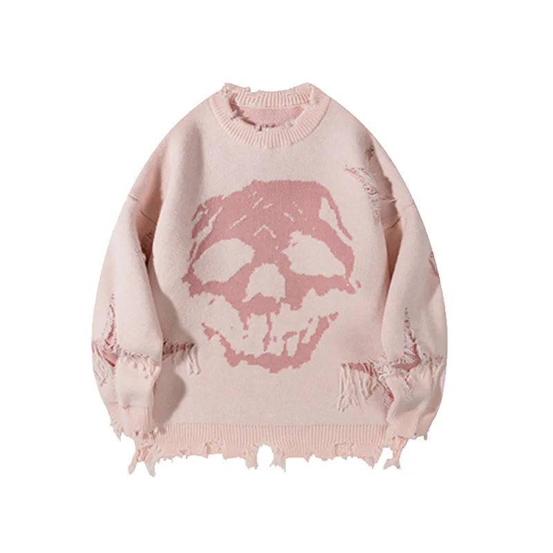 

Новый мужской свитер Viya Halloween Skull 2024.