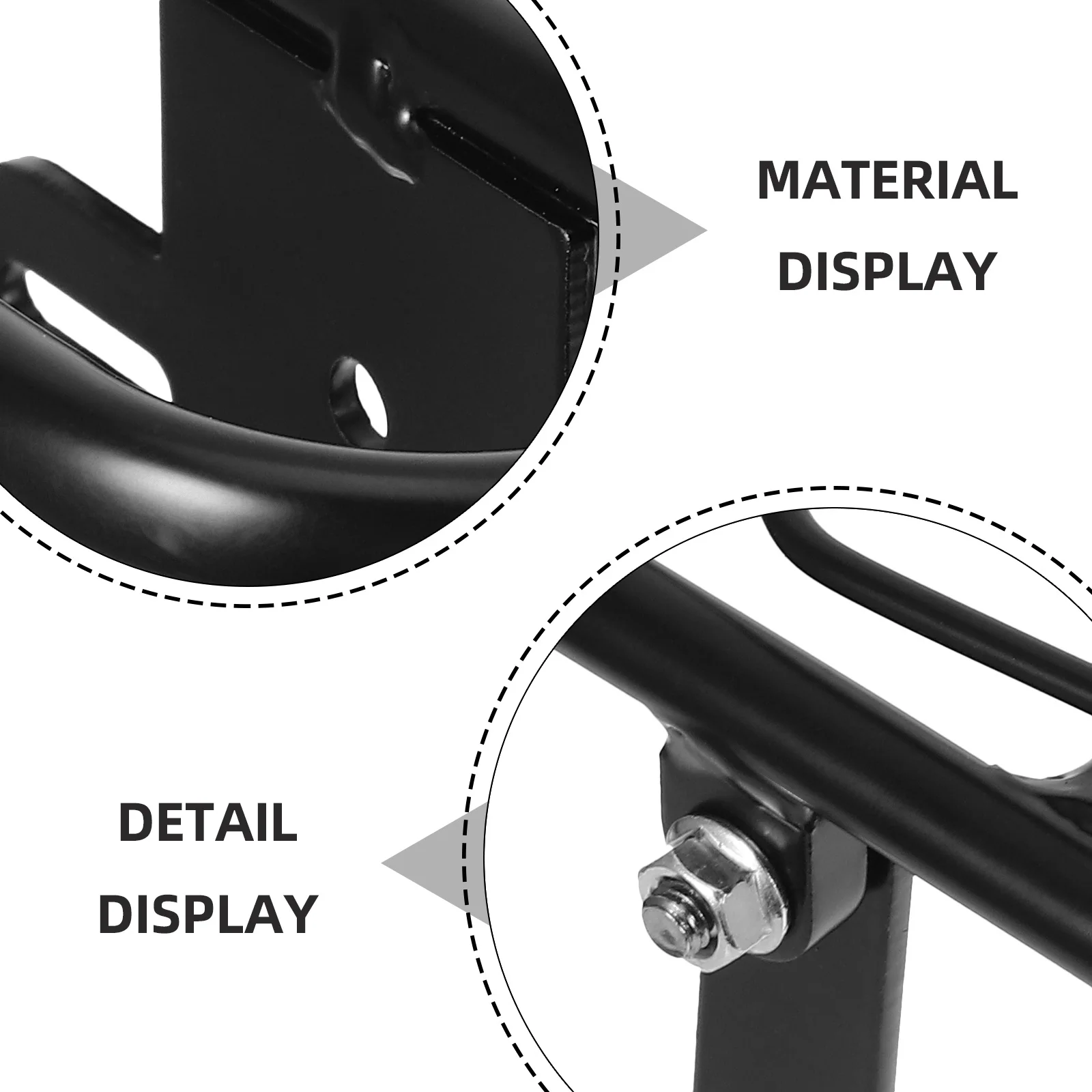 Aluminiowy bagażnik tylny z regulacją, praktyczny uchwyt na rower, odpowiedni do składanych rowerów górskich, odporny na zużycie.