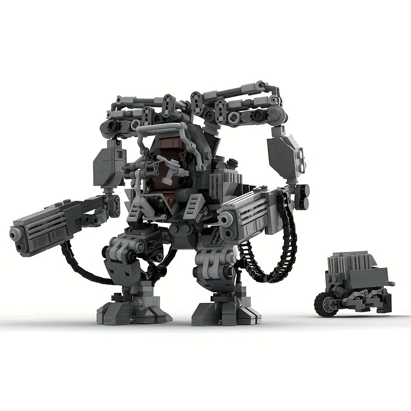 Compatible building blocks APU mecha hacker empire matrix sentinel, domestic intelligent assembly building blocks birthday gift