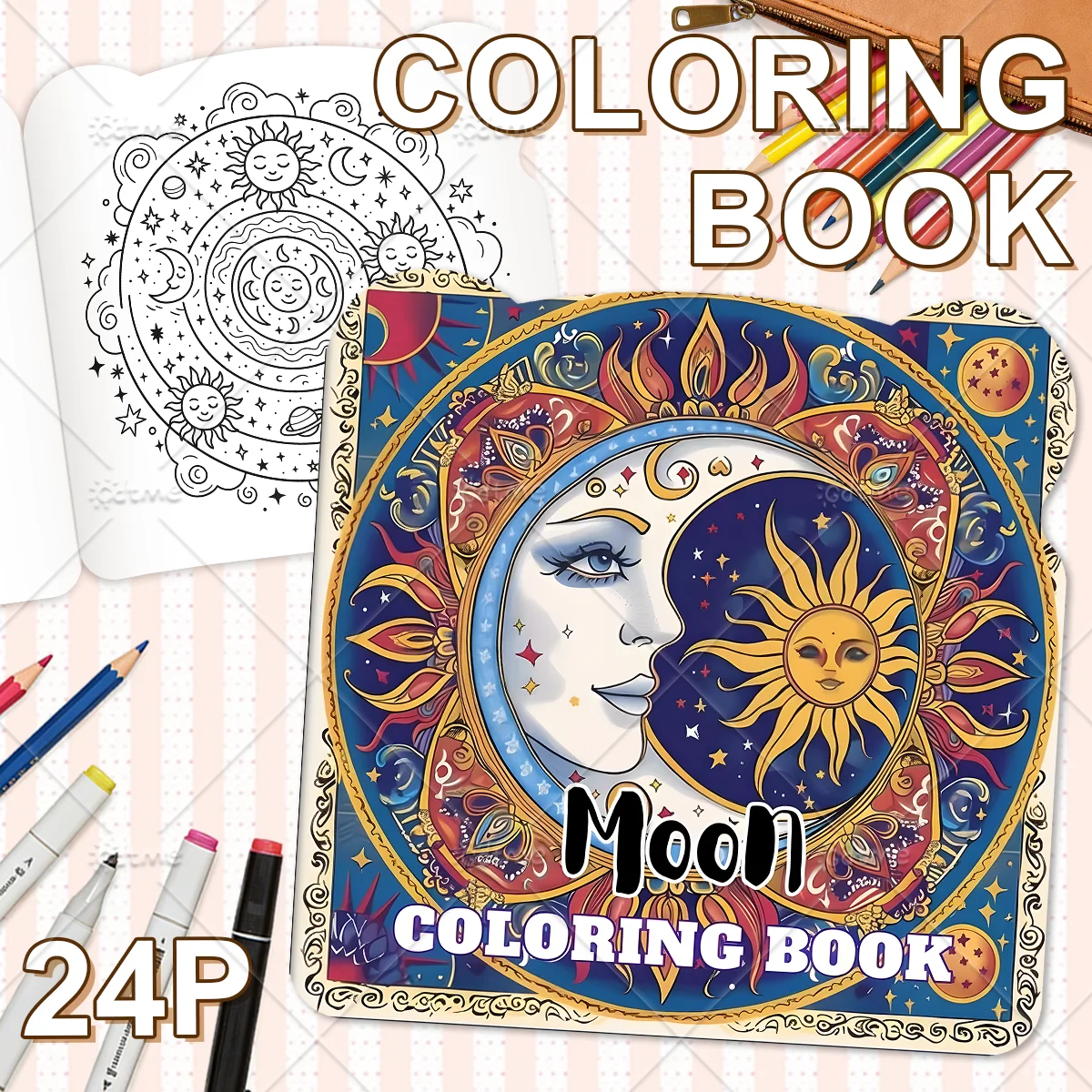 MOMN Coloring Book for Adults Cute Cozy Daily Activities Irregular Patterns for Relaxation (Cozy Spaces Coloring)