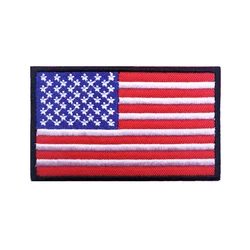 American flag America USA Patches Armband United States Embroidered Patch Hook & Loop Iron On Embroidery  Badge Stripe