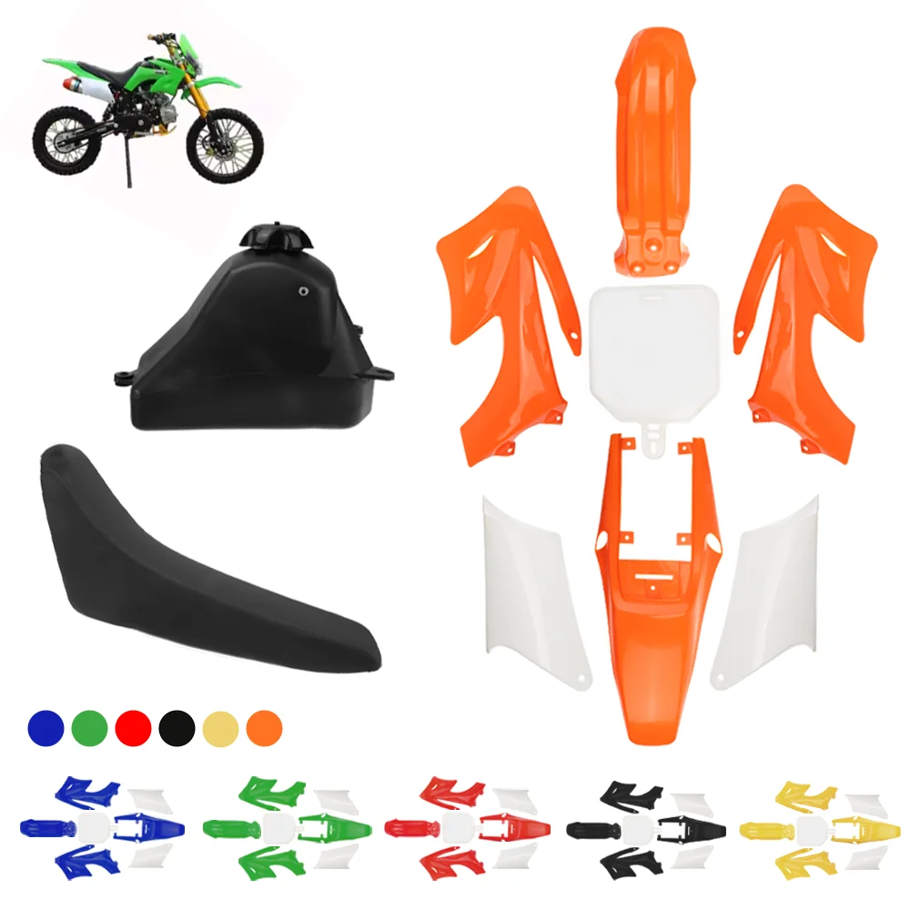 Kits de Carenado de Plástico con Asientos de Competición y Tanques de Combustible para Motocicletas de Cross APOLLO ORION 70CC 110CC 125CC 150CC Atomik