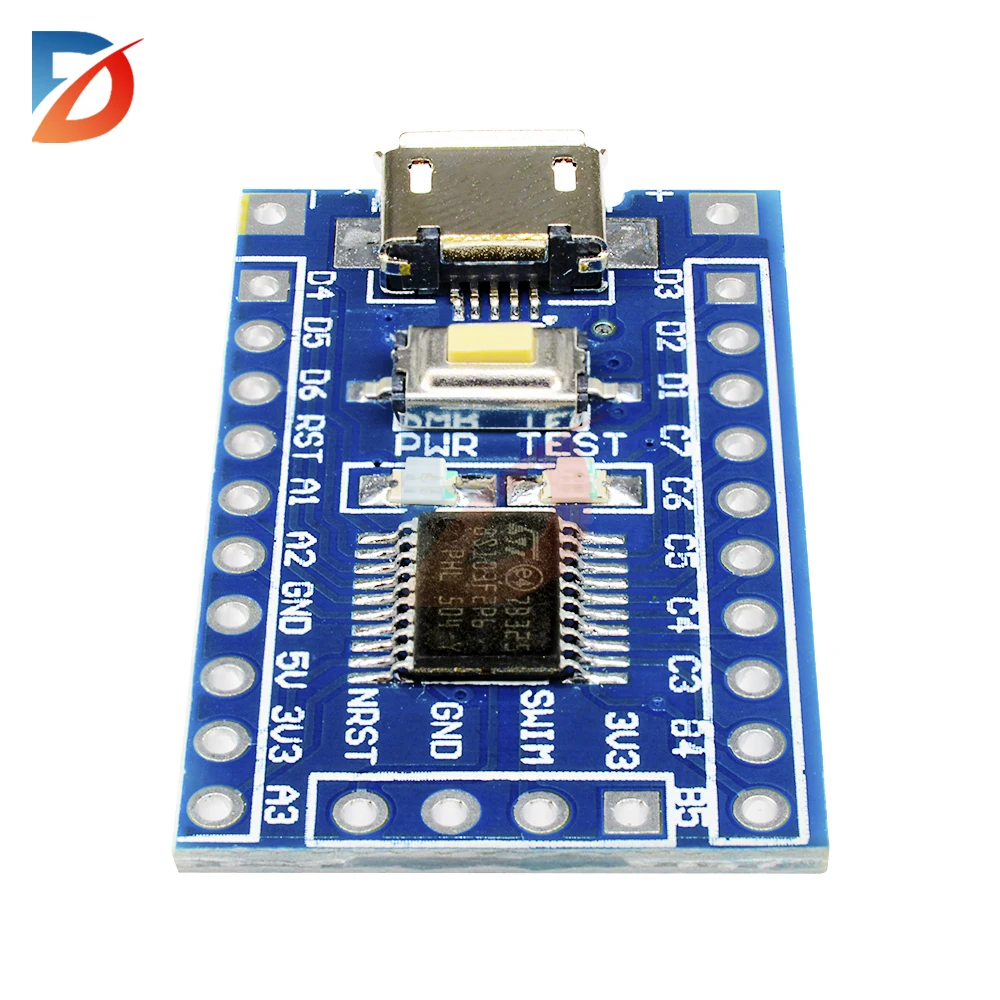 1PCS STM8S103F3P6 Entwicklungsboard LED-Anzeige Micro USB 5V/3,3V STM8S STM8 Mindestsystem-Kernmodul für Arduino