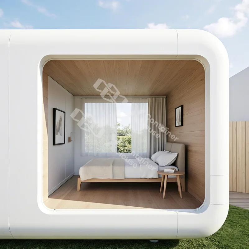 소형 이동식 주택 마이애플 캡슐 하우스 공장 조립식 스페이스 캡슐 이동식 주택 철골 주택 조립식 주택 마이너스