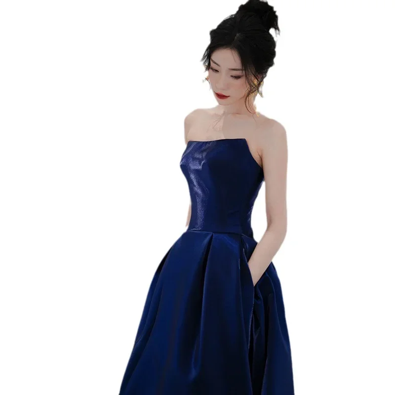 Robe de soirée de mariage longue pour femmes, robes d'anniversaire de luxe élégantes pour le Rh, soirée luxueuse pour femmes, boule personnalisée, gfully sc