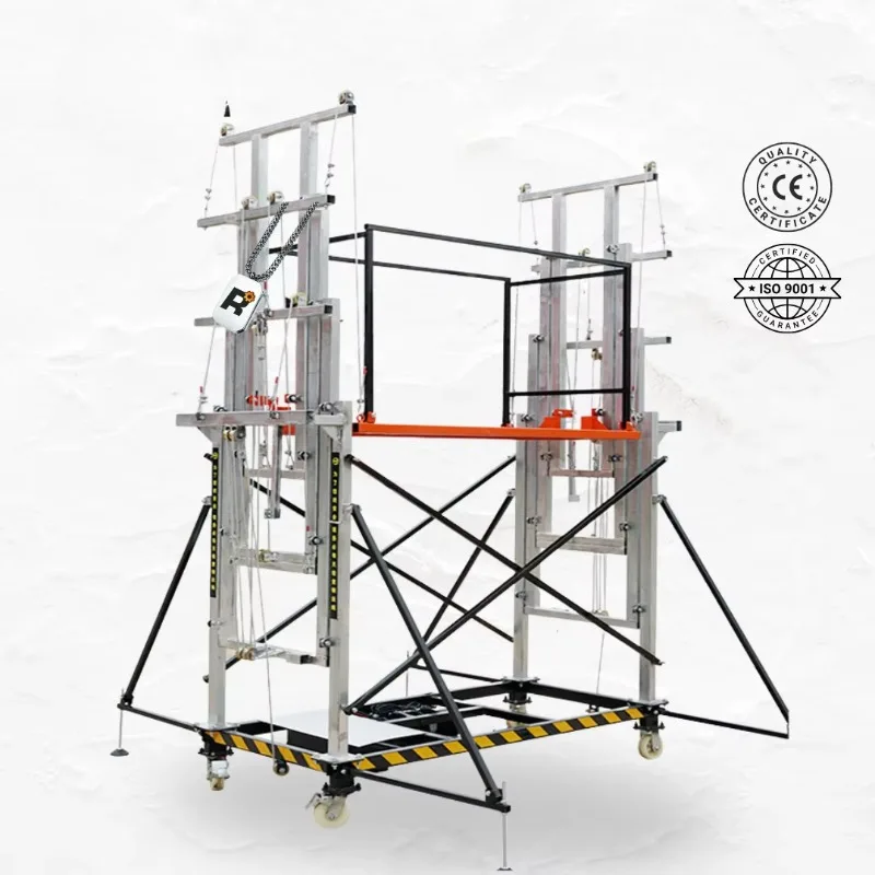 Electric Hanging Scaffold Suspended Platform ZLP Construction Gondola Lift for Wall Painting Plastering Repair