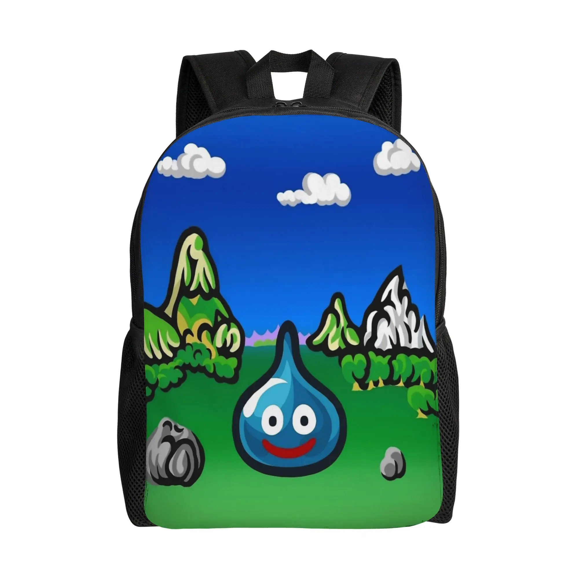A Slime Draws Near Backpack  Travel Backpacks Unisex Fun School Bags Designer Soft Rucksack
