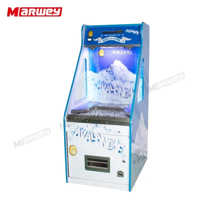 New Design Indoor Coin Operated Arcade Entertainment Game Machine Small Amusement Machine Coin Pusher For Sale