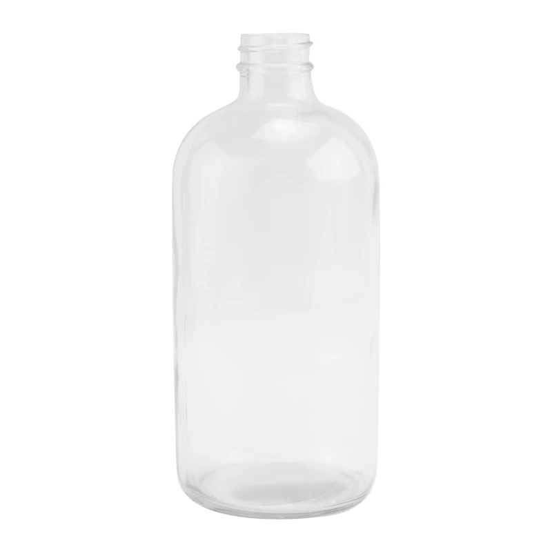 Soap Dispenser Clear Glass Soap Dispenser With Pump 16 Oz Refillable Liquid Hand Soap Dispenser For Bathroom Kitchen-AT35
