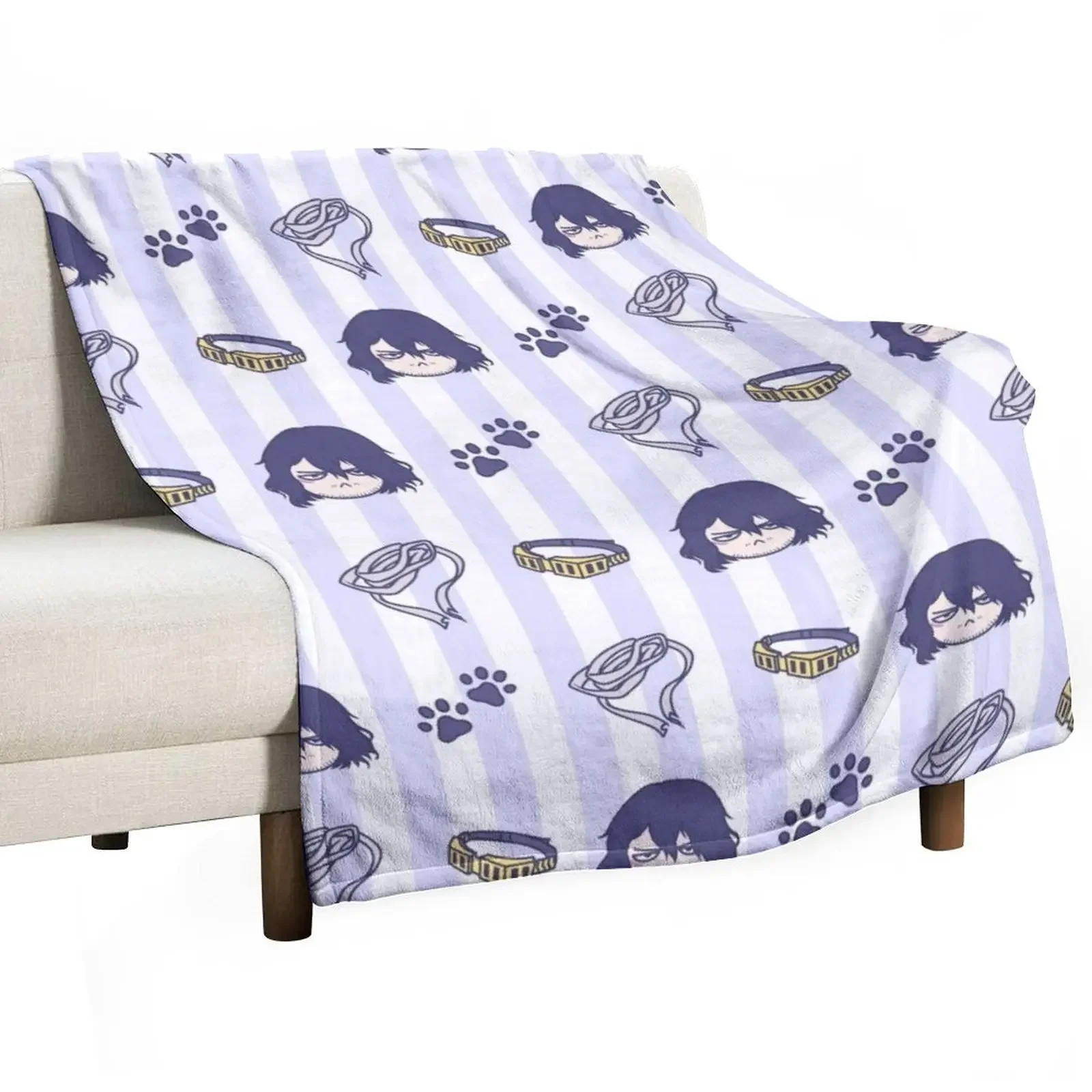 Aizawa - Eraser Head Throw Blanket Thin Decorative Throw Blankets