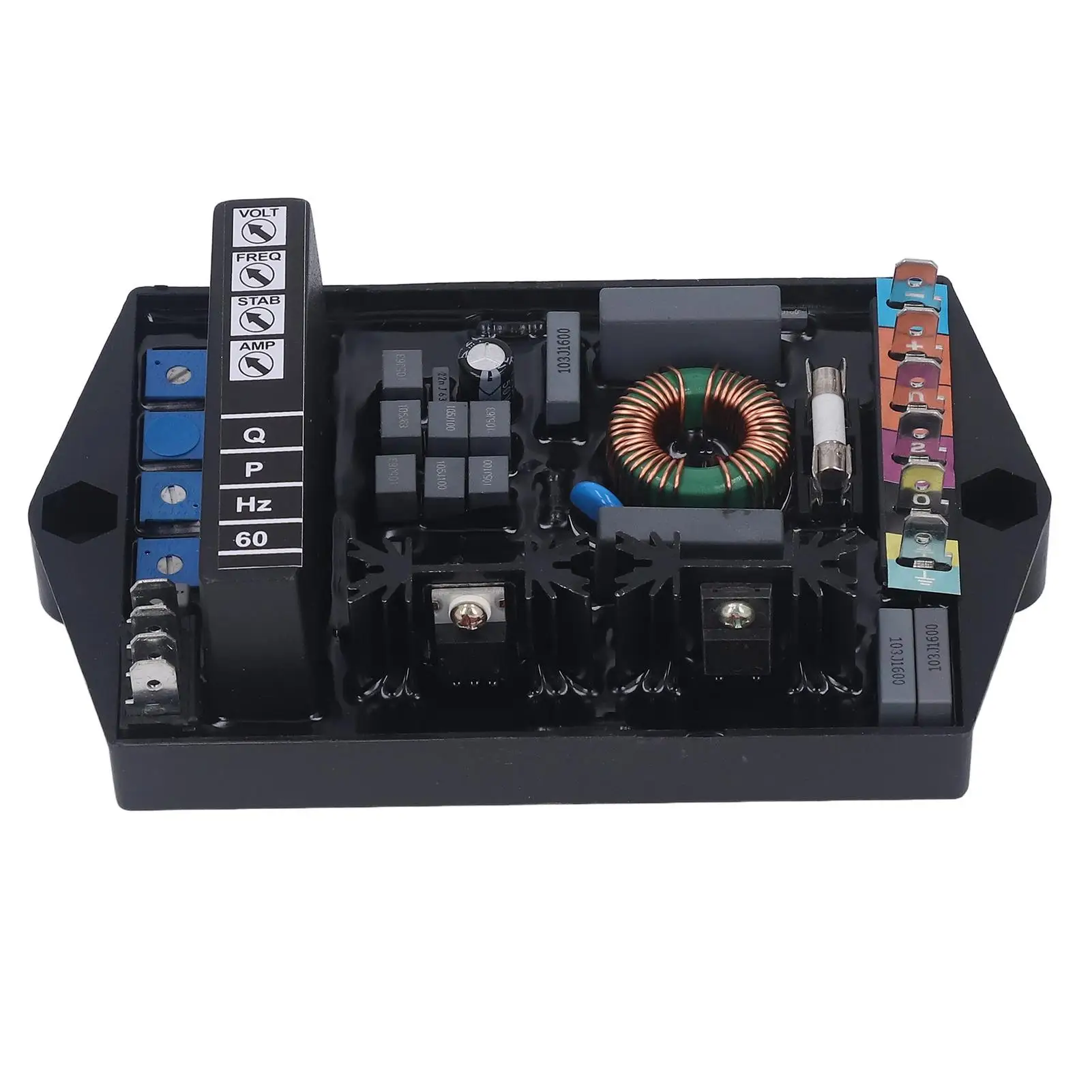 

Эффективный автоматический регулятор напряжения M16FA655A 170270V Стабильный стабилизатор напряжения генератора Высокая чувствительность для однофазного