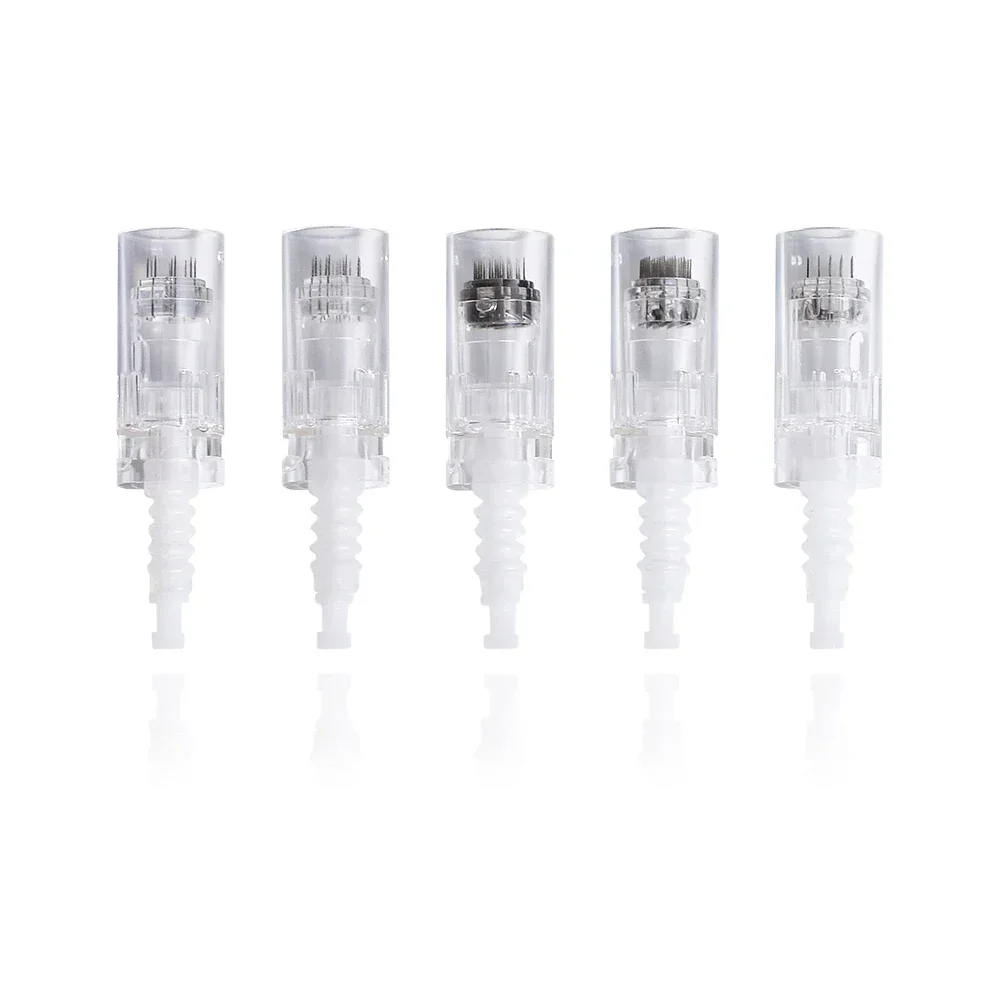 

10 pcs tattoo pens nano needle tip micro 9 / 12 / 24 / 36 / 42 pin bayonet snap port ink cartridge tattoo makeup
