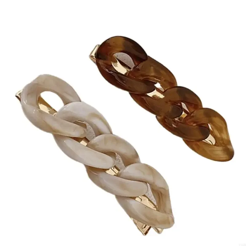الشعر الأنيق الأنيق barrettes الشعر مقطع حلو الشعر دبوس باريت سلسلة الشعر مقطع شعر مجوهرات للنساء فتاة