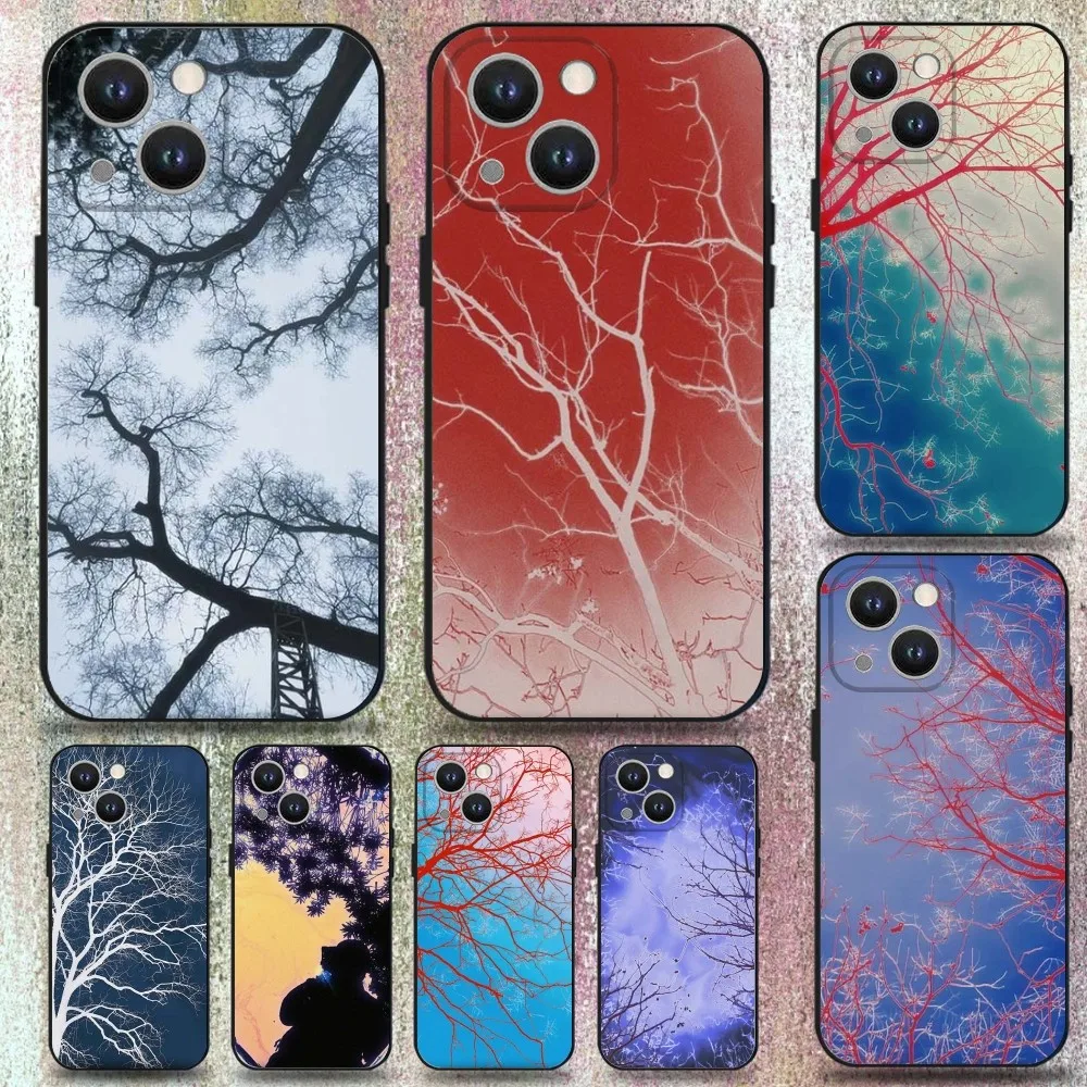 

Tree Comes To Life Phone Case For iPhone 16,15,14,13,12,11 Plus,Pro Max,XS,X,XR,SE,Mini,8,7,Soft Silicone Black Cover