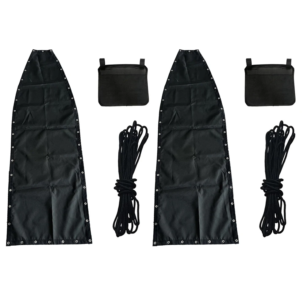 Hanging Swing Chair Replacement Cloth Accessories 64x197x23CM Black Seat Cloth For Garden Textilene Hanging Swing Chair Decor