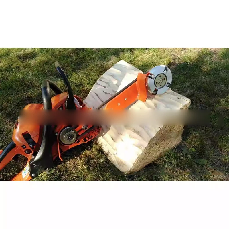 Chainsaw Carving Head Wood Carving Chainsaw Accessories Belt-Driven Log Debarker Woodworking Carving Machine