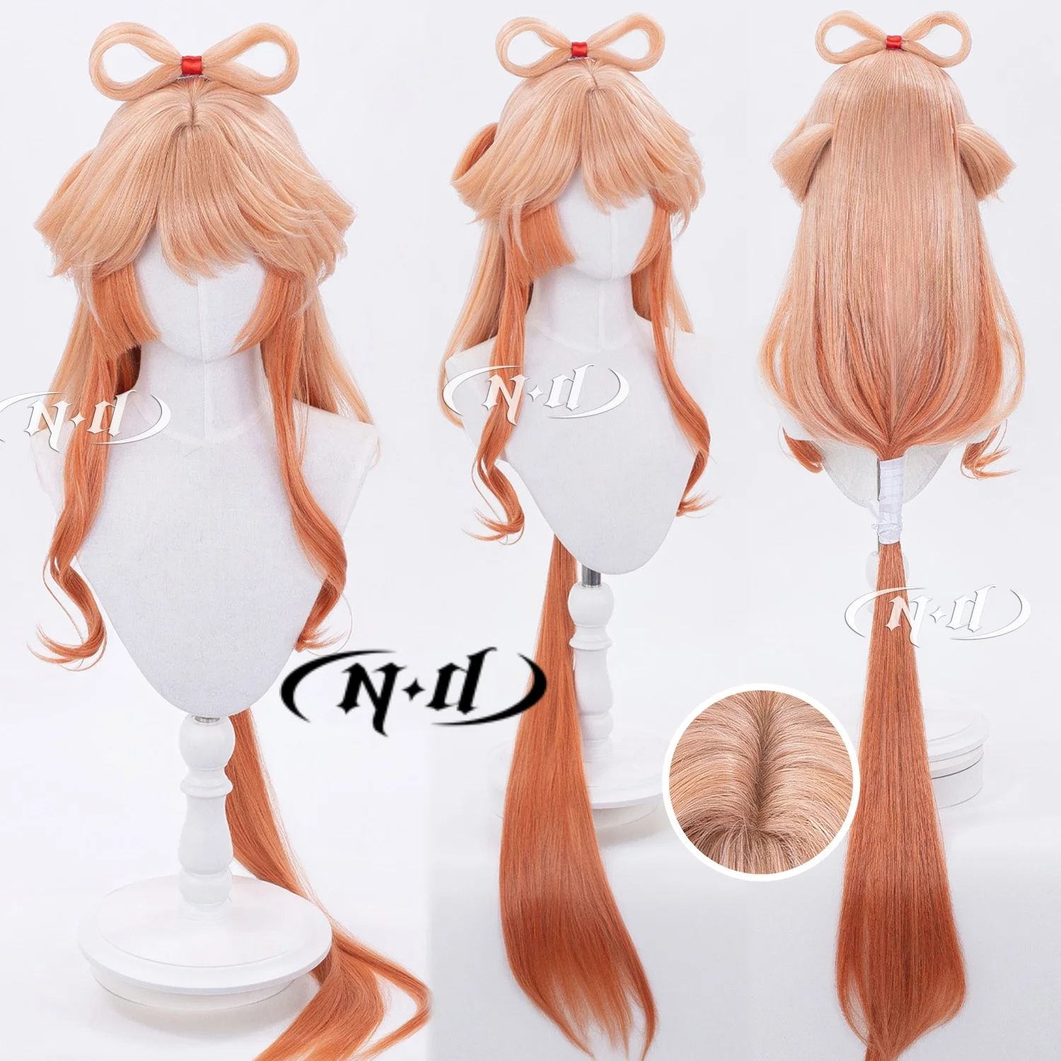 ND Brand Haruka Murano Outfit Stranded in Utopia Arknights Cosplay Wigs Hair Hairpiece for Comic-con Cosplayer Halloween Costume