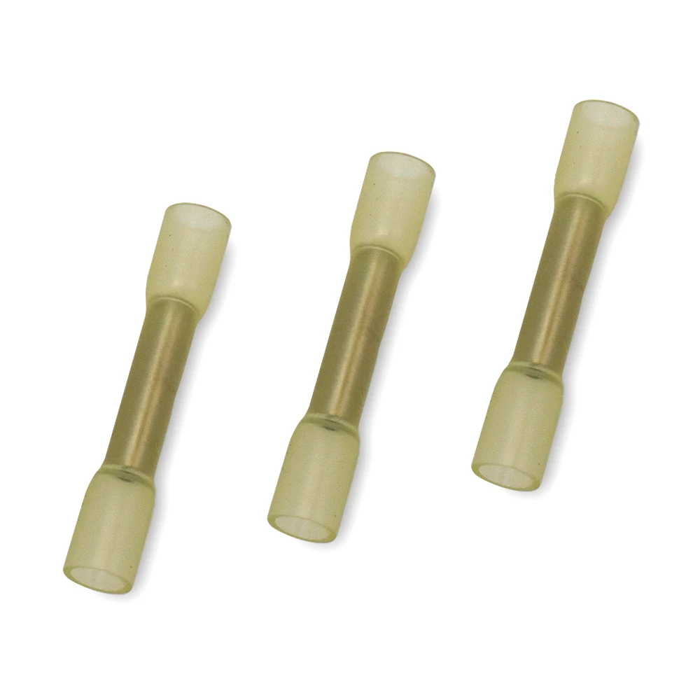 100/500/1000Pcs Heat Shrink Butt Wire Connectors Waterproof Insulated Automobile Wire Cable Crimp Terminals AWG 22-26 0.3-0.5mm2