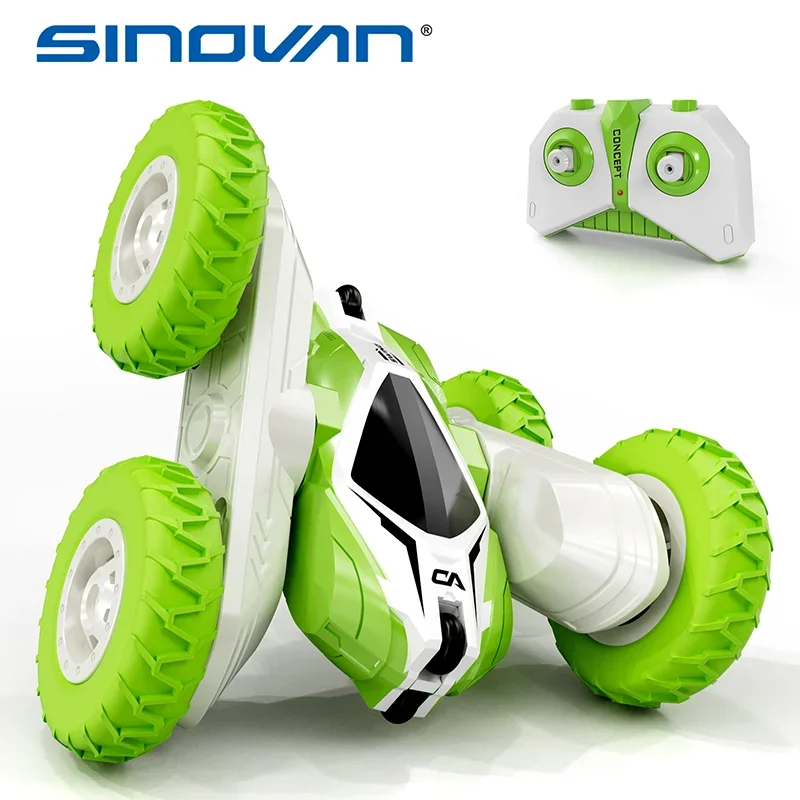 Sinovan Mini RC Cars Stunt Car Toy, 2.4GHz Remote Control Car Double Sided Flips 360 Rotating Vehicles, Toys Gifts for Kids