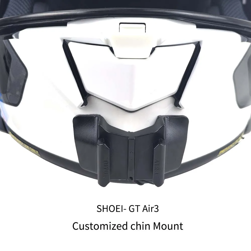 SHOEI GT Air 3  Helmet Custom Aluminium Chin Mount for GoPro Hero13 12 Insta360 X4 X3 Ace pro DJI Action 3 4 Camera Accessories