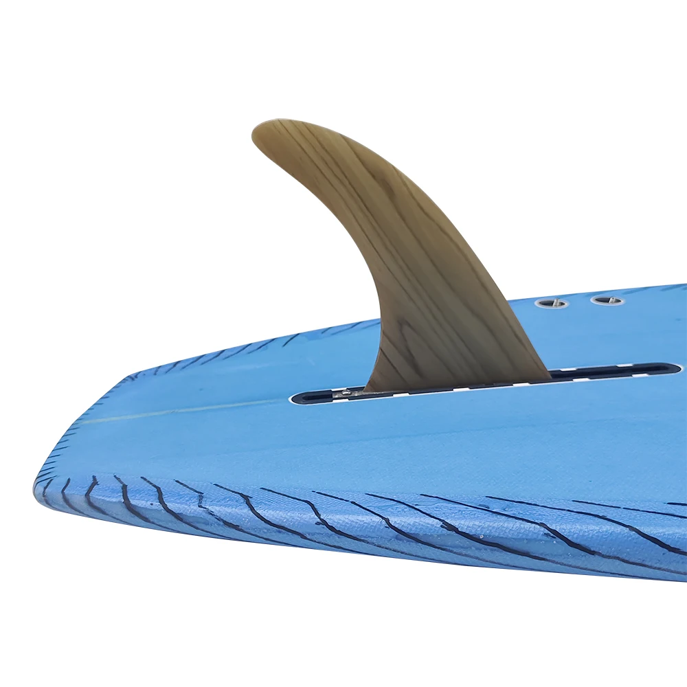 7inch Sup Fin Bamboo Fiberglass Surfboard Fins For Sup Single Fin For Sup Board Central Keel Surf Quilhas
