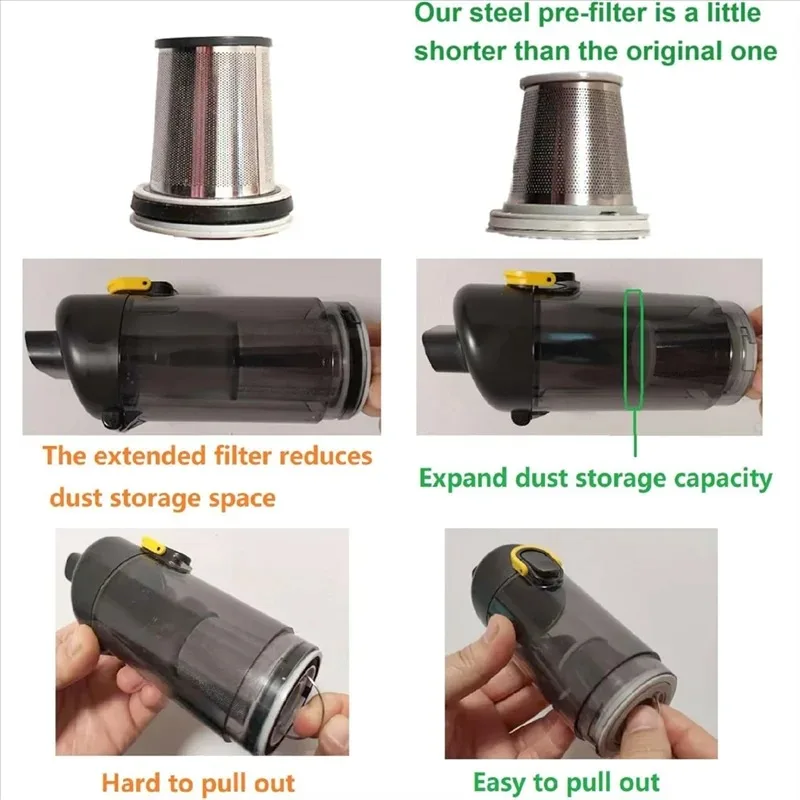 Xiaomi Mijia 핸디 진공 청소기 용 액세서리 SSXCQ01XY H13 Hepa 필... - 3