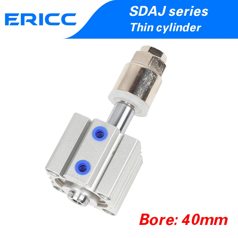 SDAJ Bore 40 X 5/10/20/30/40/50/-5-SB adjustable cylinder Compact Cylinder
