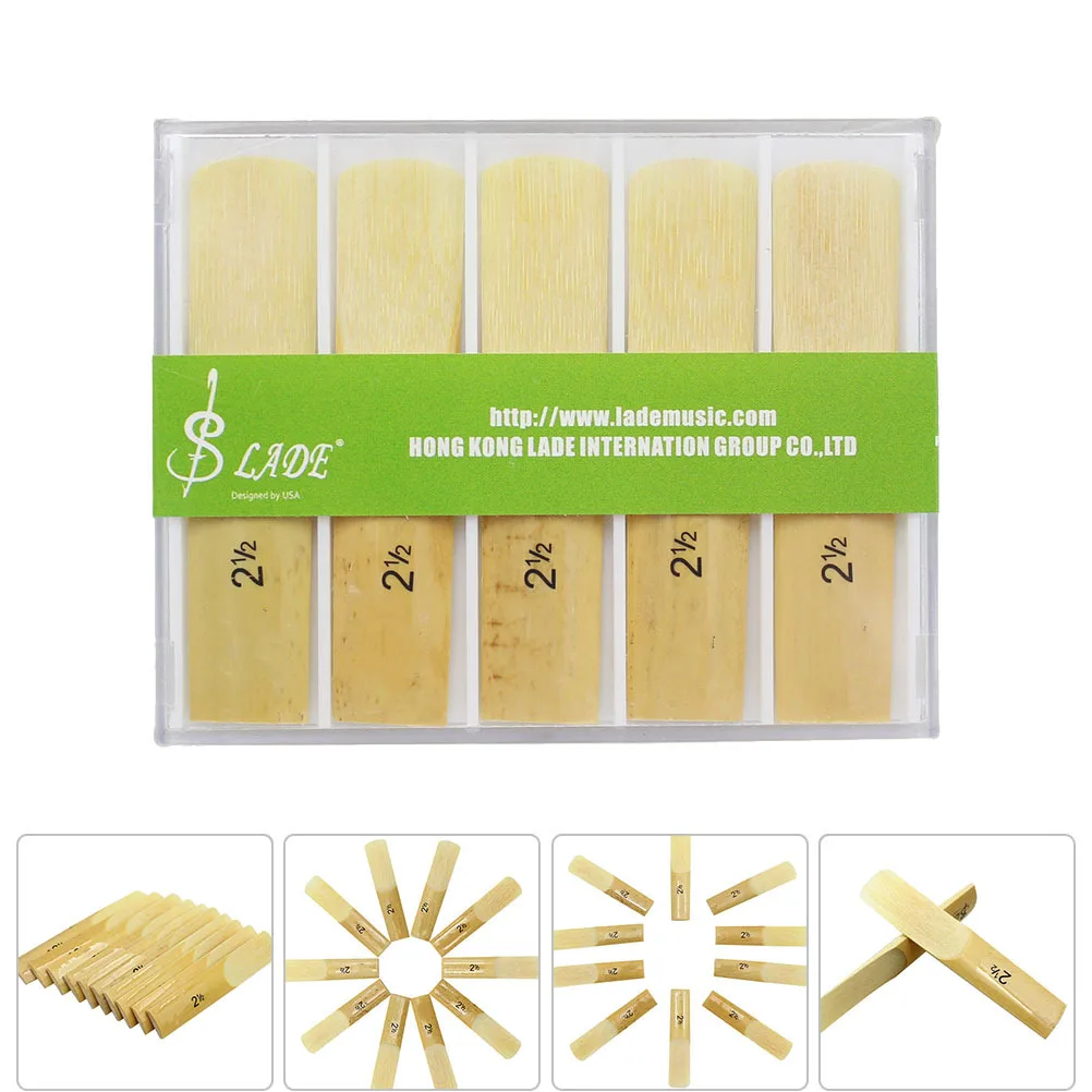 

10 Pcs Saxophone Reed Accessories Reeds Parts for Musical Instrument Accessory Traditional