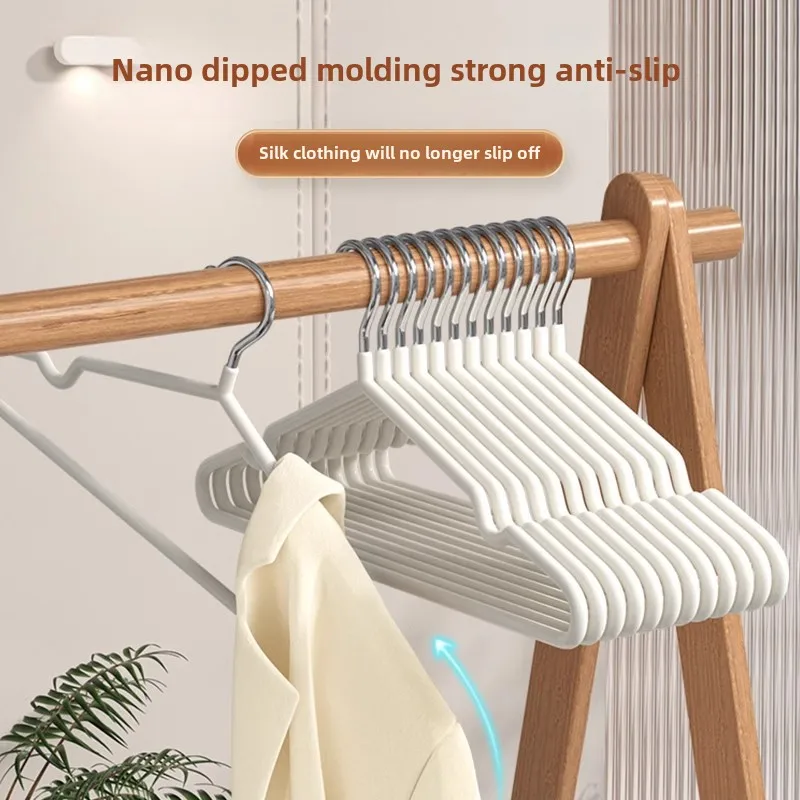 Hanger household clothes hanging bold enlarged non-slip drying rack non-marking clothes drying support dormitory