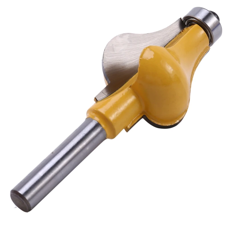 2Pc 8Mm Shank Handrail Router Bit Set - Standard/Flute Line Knife Woodworking Cutter Tenon Cutter For Woodworking Tools