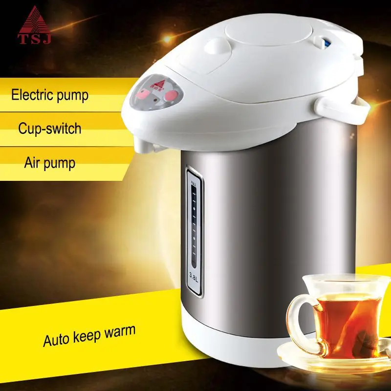 

TSJ 3.8L household stainless steel electric kettle insulated electric kettle 110V 220V thermos flask