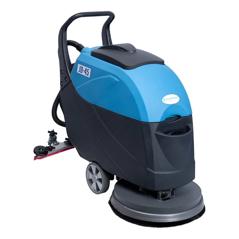 เครื่องขัดพื้นไฟฟ้าแบบเดินตามพร้อมแปรงสำหรับการทำความสะอาดพื้นหลากหลายรูปแบบและประสิทธิภาพการทำความสะอาดสูง