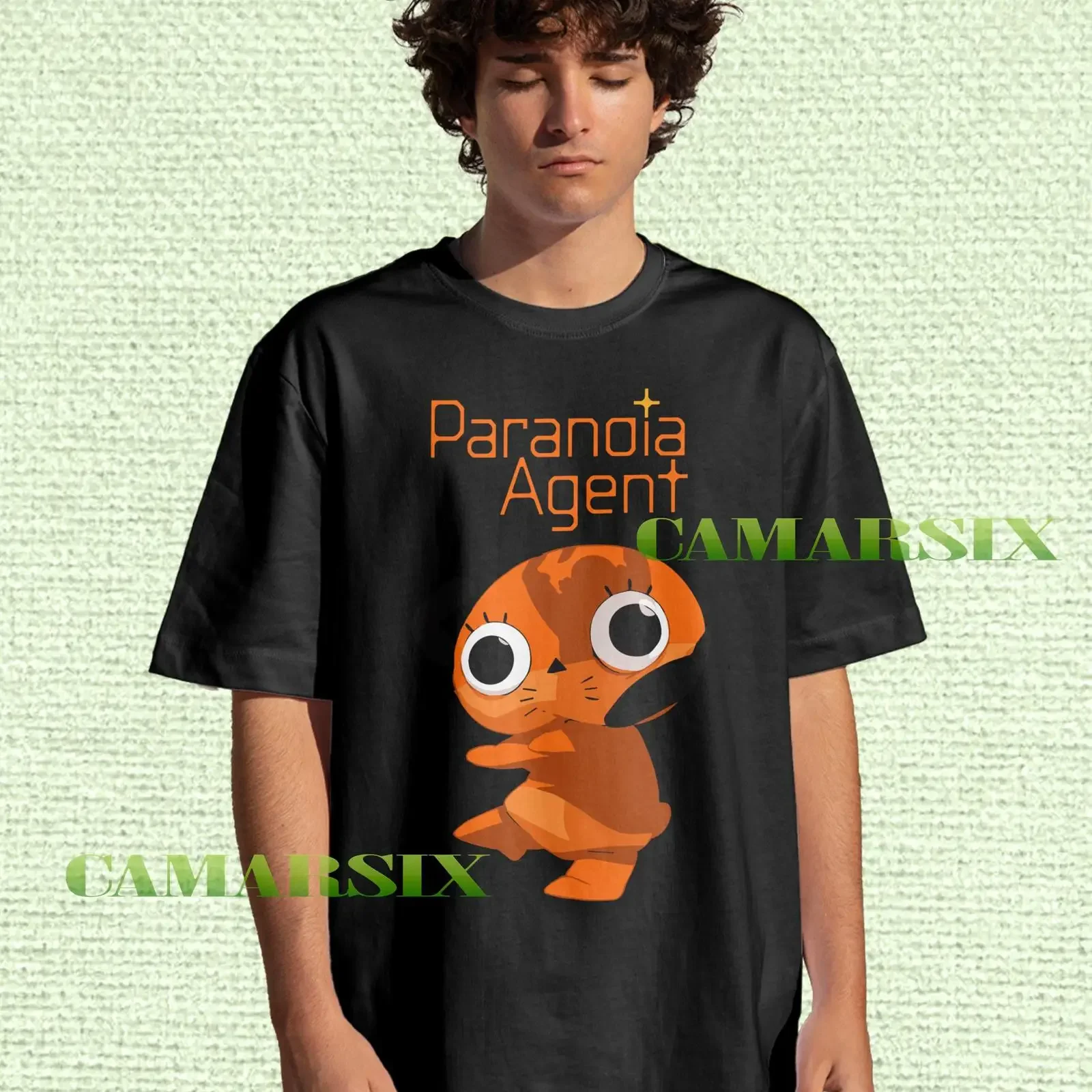 Paranoia Agent Vintage T Shirt Retro Fictional Character SweaT vintage Washed Soft Slightly homme graphic Versatile