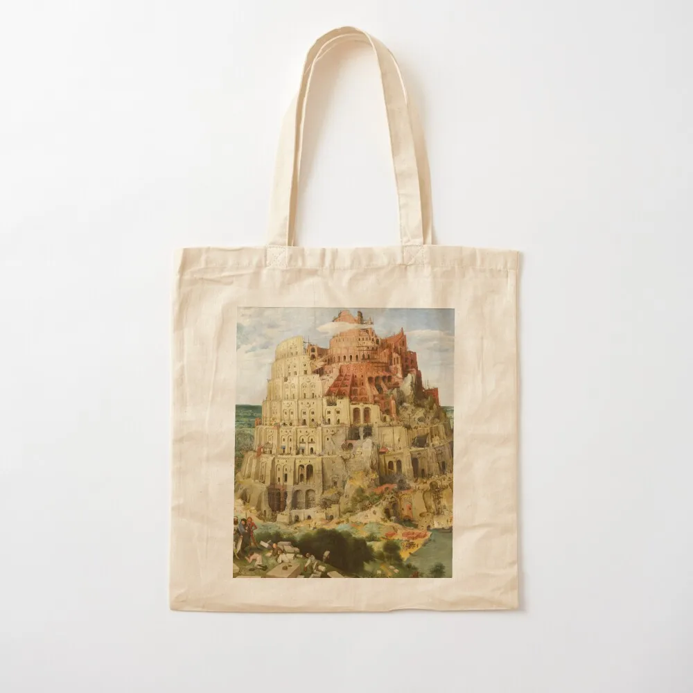 

The Tower of Babel - Pieter Bruegel the Elder Tote Bag shoping bag tote bag university Canvas Tote