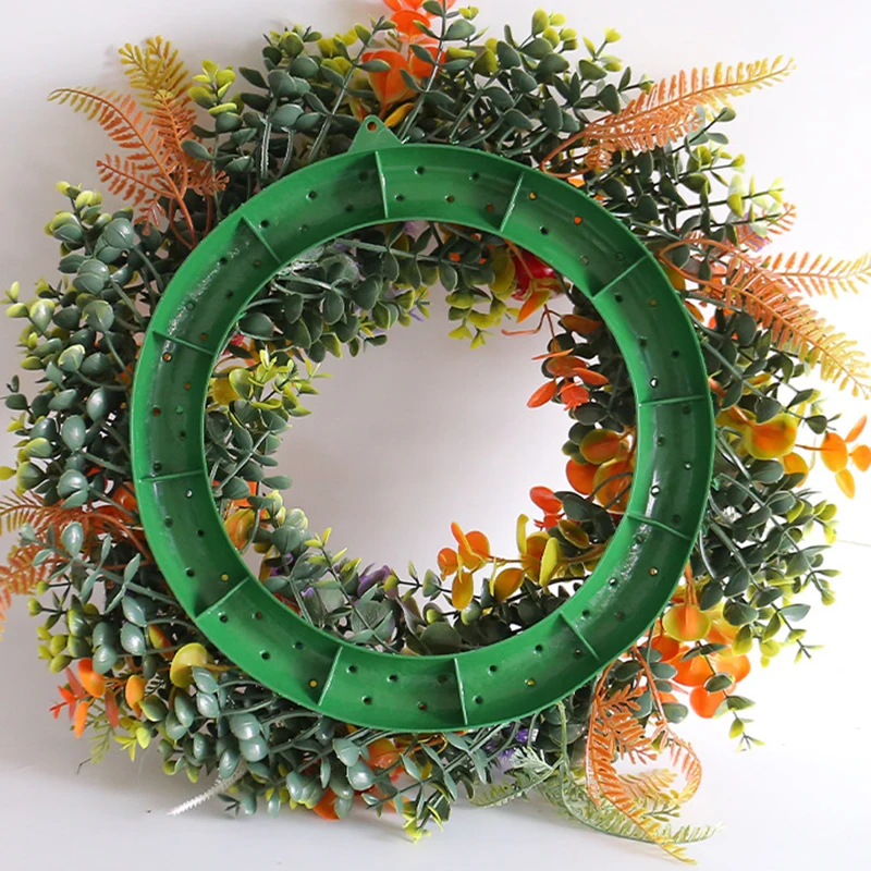 Artificial Flower Wreath, Fake Fruit Spring Wreath Holiday Indoor Outdoor Decor Party Favor