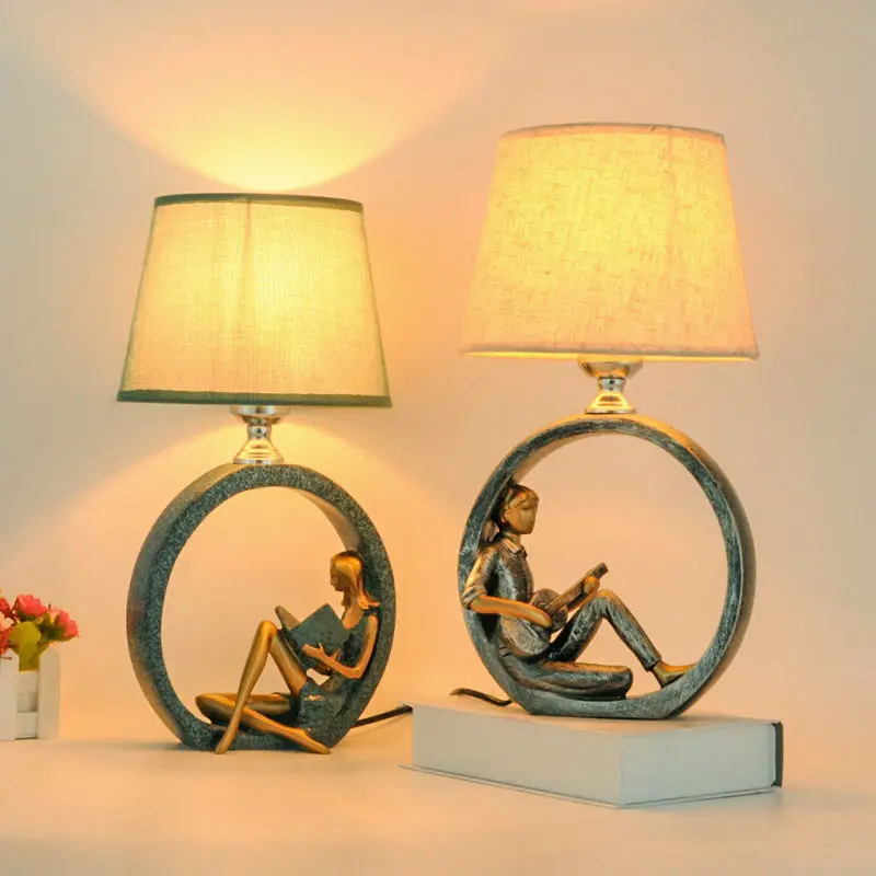 

Table lamp, bedroom, bedside art, creative gift, personalized decoration, study, living room