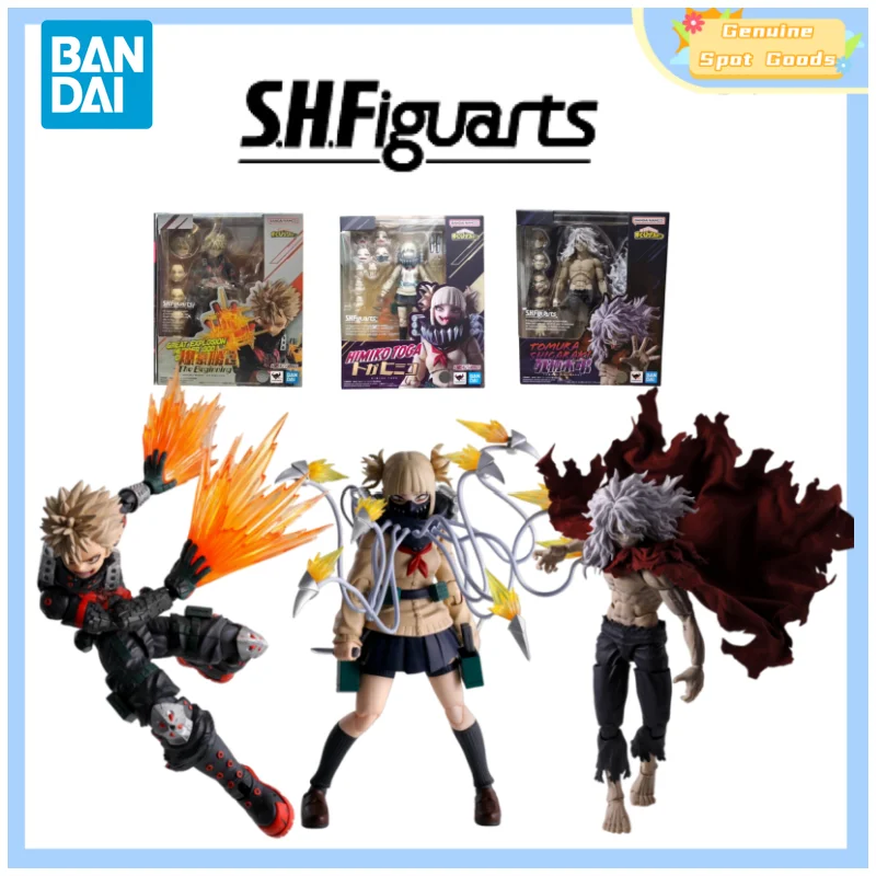 

Genuine Bandai My Hero Academia Shf Shigaraki Tomura Bakugou Katsuki Anime Action Figures Model Figure Toys Collectible Gift