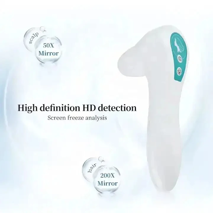 7 In 1 High Frequency Hair Follicle Detection Scalp Treatment Machine Hair Analyze Scalp Care Massage Hair Regrowth Device