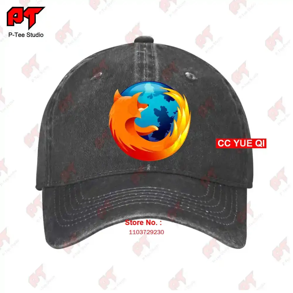 Vintage Mozilla Firefox Computer Software Baseball Caps Truck Cap R2PW