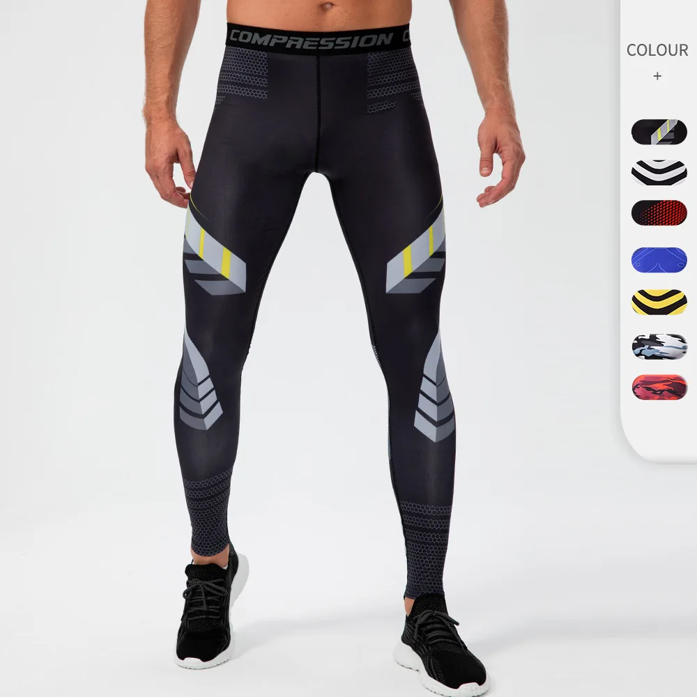 Running Pants for Men Jogging Leggings Male Fitness Sportswear Training Tights Solid Activewear Sexy Rashguard Fitness Clothing