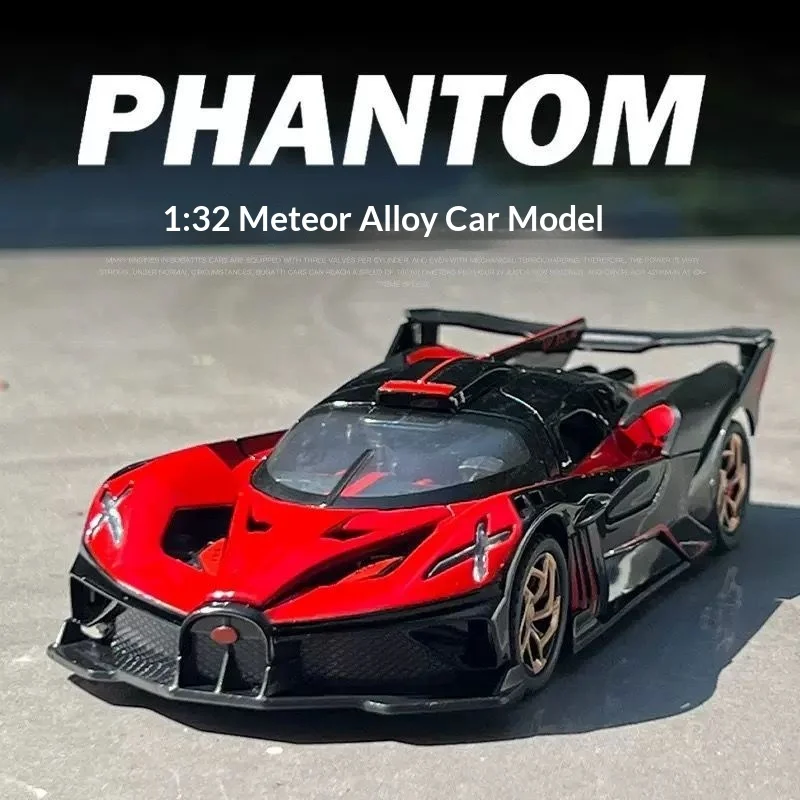 AIUWEY Bugatti Bolide 1 32 Scale Diecast Pull Back Racing Car Model Toy Gift for Boys image 3