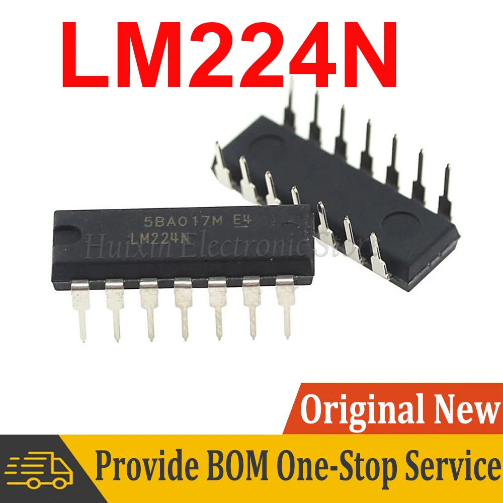 5pcs LM224N DIP14 LM224 DIP-14 224N DIP Operational amplifier New and Original IC Chipset