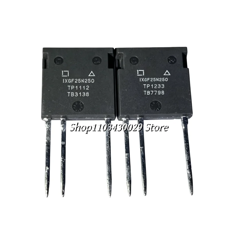 2Pcs original IXGF25N250 ISOPLUS i4-pak 30A 2500V NPT Ultra High Voltage IGBT Power Transistor
