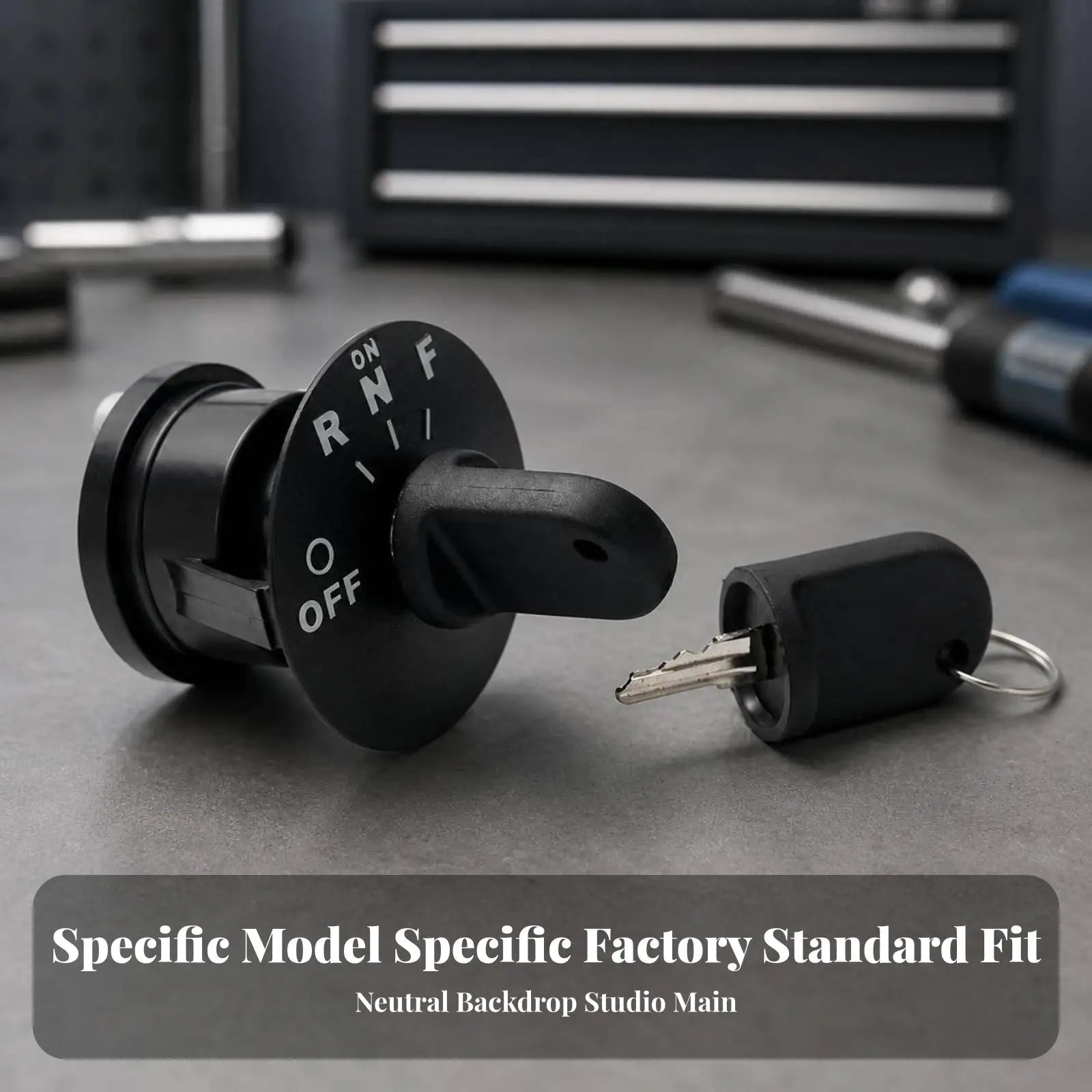Custom Fit NEV Ignition Switch | Printed ON and OFF Markings, 48V Electrical System, Ignition Key Switch Assembly, for Vehicle