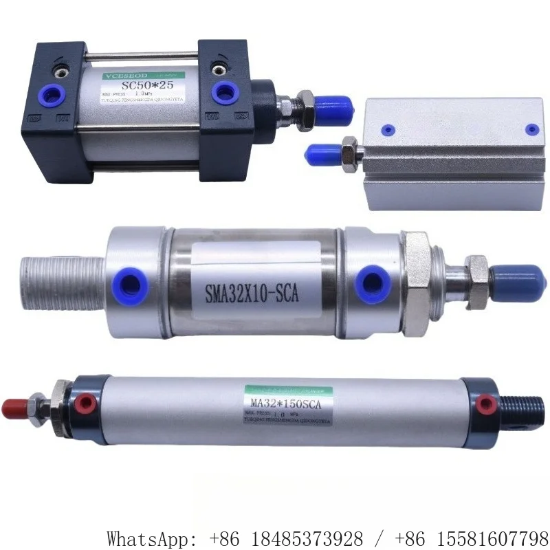 Multi-function Pneumatic Cylinder Fittings Matching Edge Sealing Machine Tracking Feeding Position Air Pressure Rod Parts