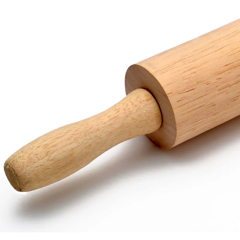

Wooden Rolling Pin Dough Roller 41cm Smooth Comfortable Grip Kitchen Tool for Baking Pie Bread Cookies