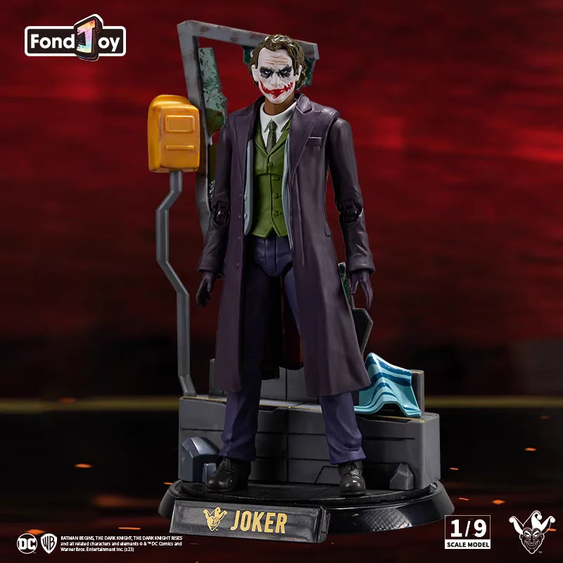 New Fondjoy Genuine Original Dc 1/9 Deluxe Floor Batman Joker Victor Action Figures Model Action Scene Platform Toys Gifts