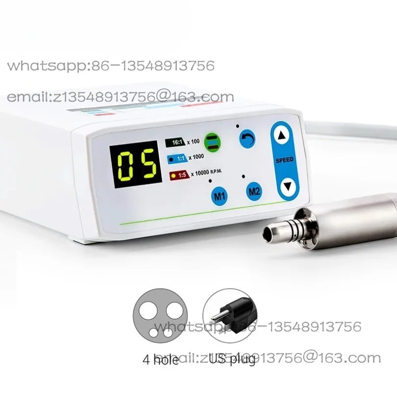 Hot-selling brushless micro-motor LED laboratory motor 4-hole oblique angle low-speed handle spot fast delivery